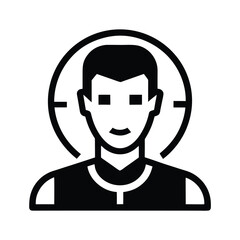 Avatar Face Scan Icon