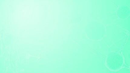 Fototapeta premium Science Network Connecting Nodes on a Green Abstract Background