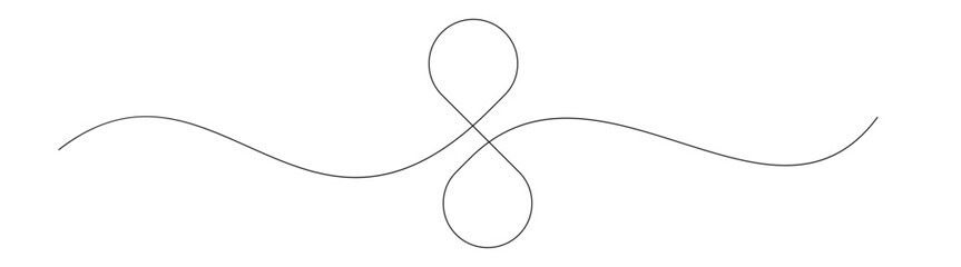 Hand Drawn Flourish Design Element