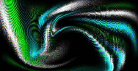 Dynamic vibrant swirl with gradient neon colors create a stunning modern background for technology, fashion, or abstract concepts and designs