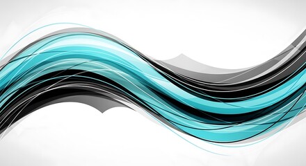 Obraz premium Abstract Wave Design Background.