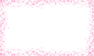 pink and white frame