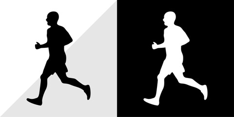 silhouettes of people