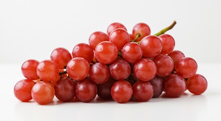 Rood druiven tros helder zacht licht. AI Generated