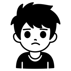 Obraz premium Sad Icon