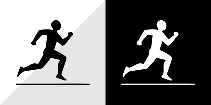 runners vector illustration