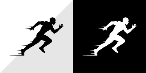 runners vector illustration