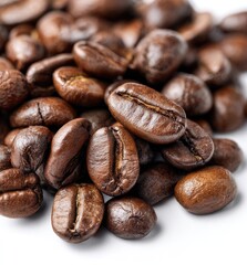 Obraz premium Close-up of roasted coffee beans (4)
