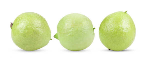 guava isolated on transparent png ( image from camera)