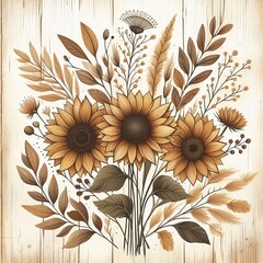 vintage floral background