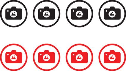 vector, design, black, illustration, icons, camera, camera, black, icons, illustration, design, vector, circles