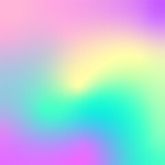 Obraz premium Multicolor Pastel Gradient with Soft Rainbow Glow