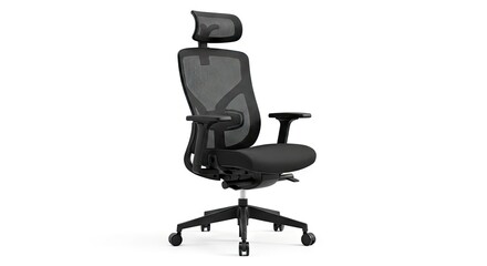 Office chair Mesh back headrest adjustable arms