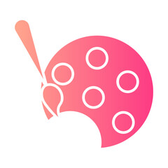 Obraz premium color palette gradient icon