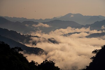 Fototapeta premium Where earth meets sky – a journey through mountains, oceans, and starlit wonders.