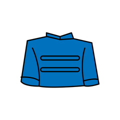 marching band clothes silhouette icon design template
