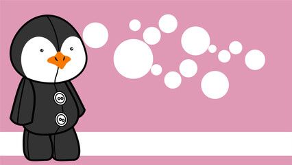 plush toy animal character cartoon gift card background in vector art