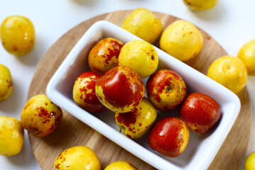 Fresh jujube fruits, Chocolate jujube