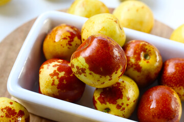 Fresh jujube fruits, Chocolate jujube