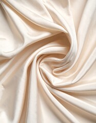 Obraz premium cream silk fabric background