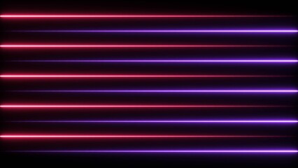 Abstract shape line neon bright 4k illustration.