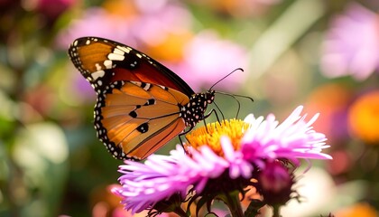 Butterfly on a flower (8)