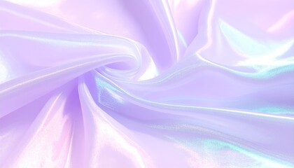 Pastel iridescent fabric folds