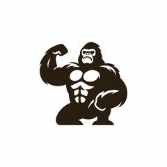 Obraz premium Gorilla Strong Logo