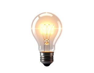  Conceptual Light Bulb Icon with Idea Symbol 