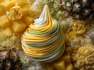 dessert swirl pineapple mango 
