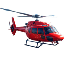 Modern Rescue Helicopter in Action