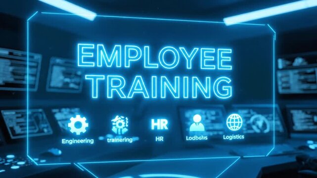 employee training holographic display control room technology