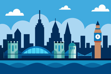 vector illustration of a city