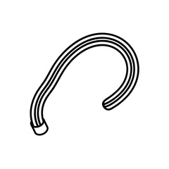 bend insensitive fiber icon isolated on white