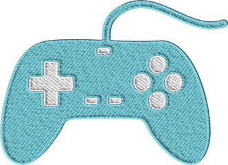Colorful Embroidered Controller Patch