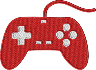 Colorful Embroidered Controller Patch