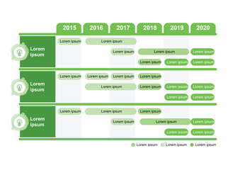 A comprehensive set of business infographic elements designed for PowerPoint presentations. Includes a wide variety of charts, tables, timelines, diagrams, and data-driven visuals to effectively 26