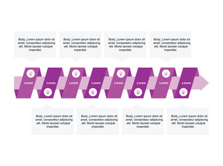 A comprehensive set of business infographic elements designed for PowerPoint presentations. Includes a wide variety of charts, tables, timelines, diagrams, and data-driven visuals to effectively 21