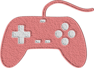 Colorful Embroidered Controller Patch