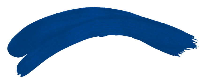 Abstract blue watercolor background. Hand drawn artistic style. Isolated on transparent background.