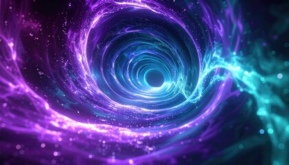 Obraz premium Abstract colorful vortex