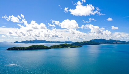 Tropical islands and ocean