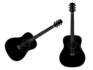 Obraz premium Abstract black and white silhouette background illustration