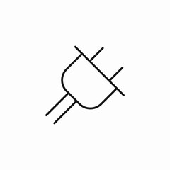electrical power plug icon sign vector