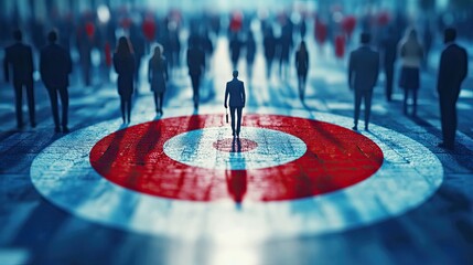 Target audience concept focusing on segmenting the right consumer base for effective marketing.