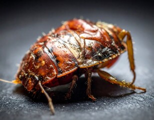 Close-up of a Brown Insect.