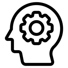 Artificial Intelligence Icon Element For Design