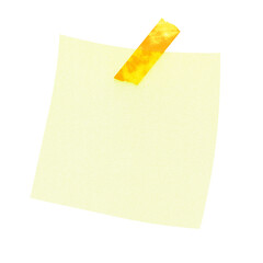 sticky note washi tape pastel color back to school	3D