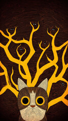 CAT ILLUSTRATION CONCEPT