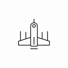 satellite with antennas icon sign vector